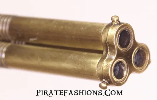 3 Barrel Revolving Flintlock (Non-Firing Replica)