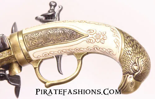 3 Barrel Revolving Flintlock (Non-Firing Replica)