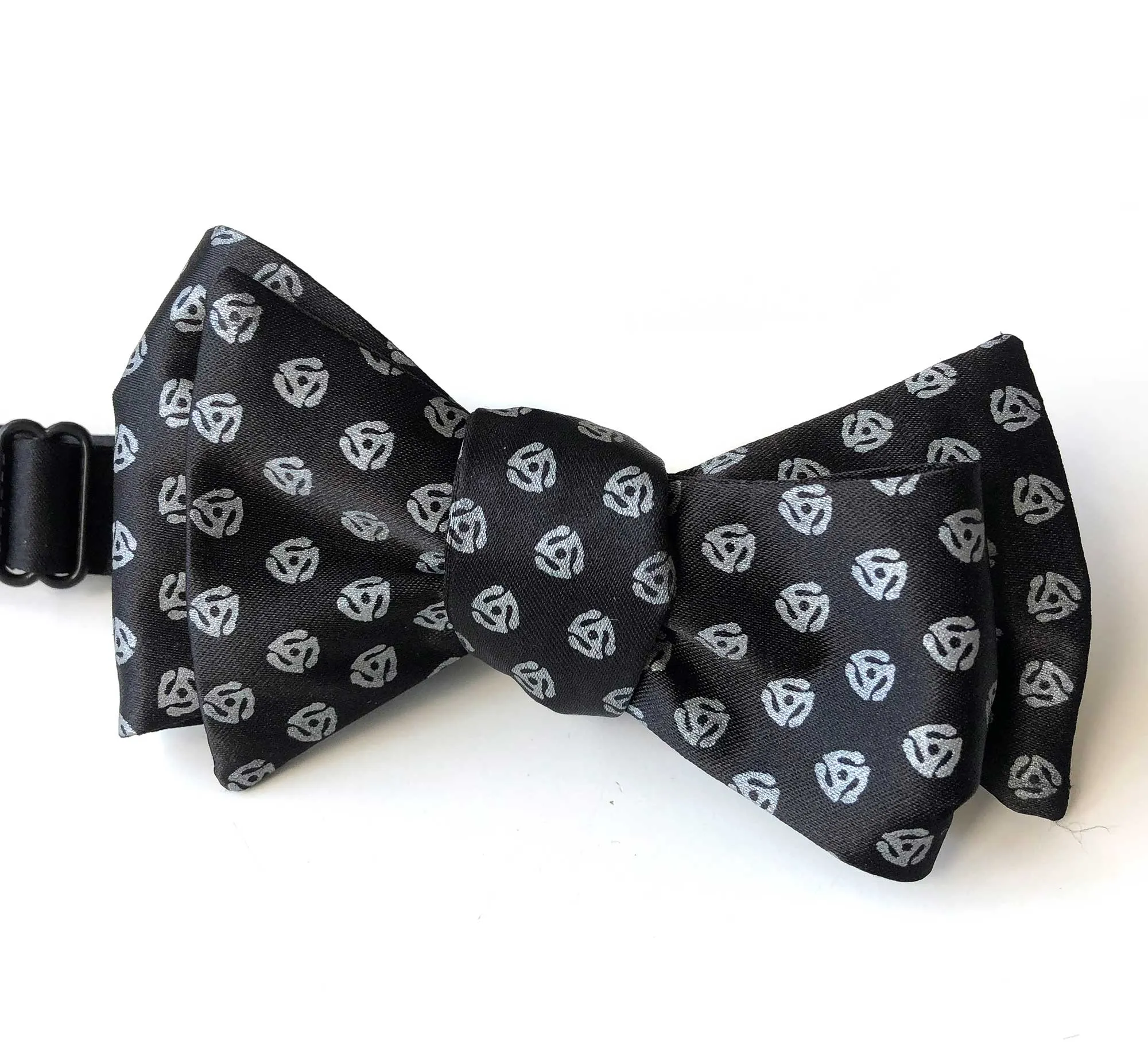 45 Adapter Bow Tie, 45 RPM Polka Dot