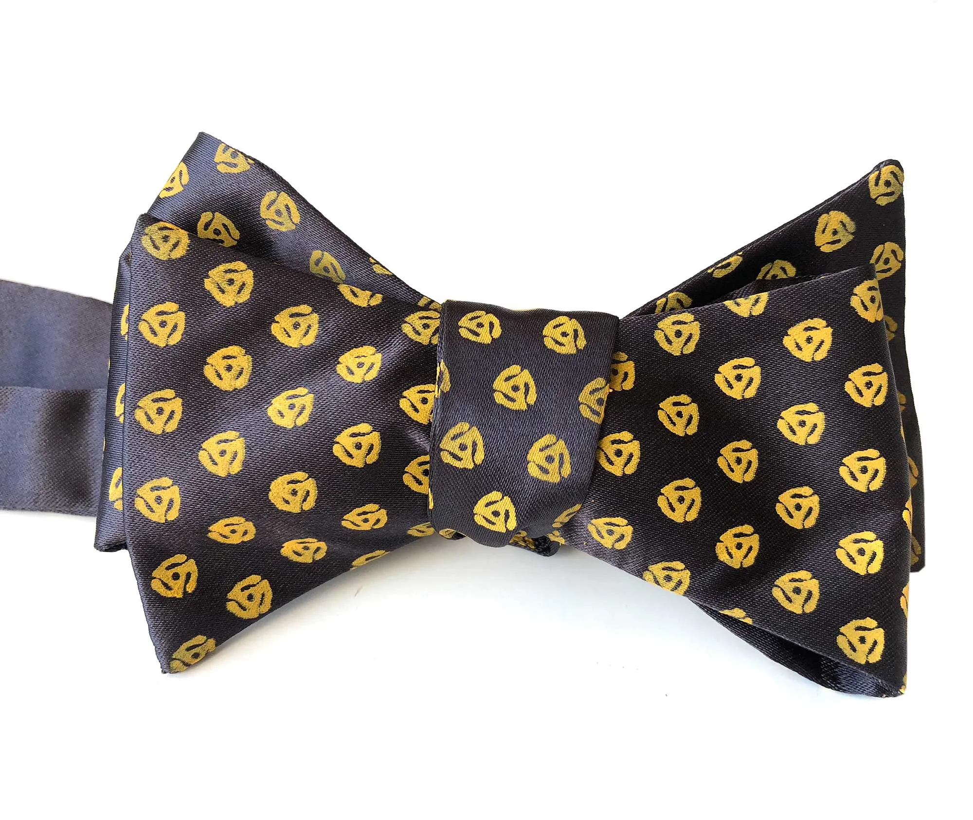 45 Adapter Bow Tie, 45 RPM Polka Dot