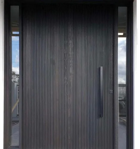 Adelago - Exterior Modern Solid Wood Pivot Door