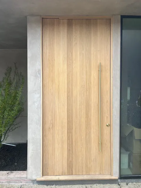 Adelago - Exterior Modern Solid Wood Pivot Door