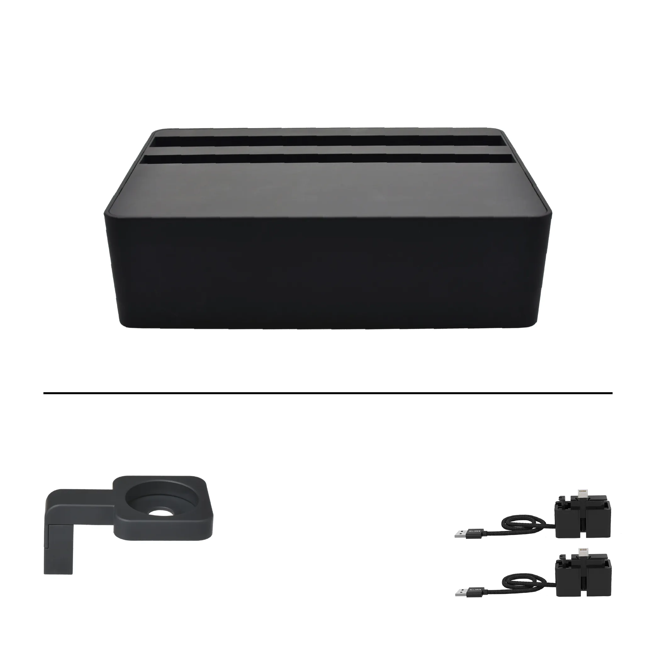 ALLDOCK Wireless Black Apple Package