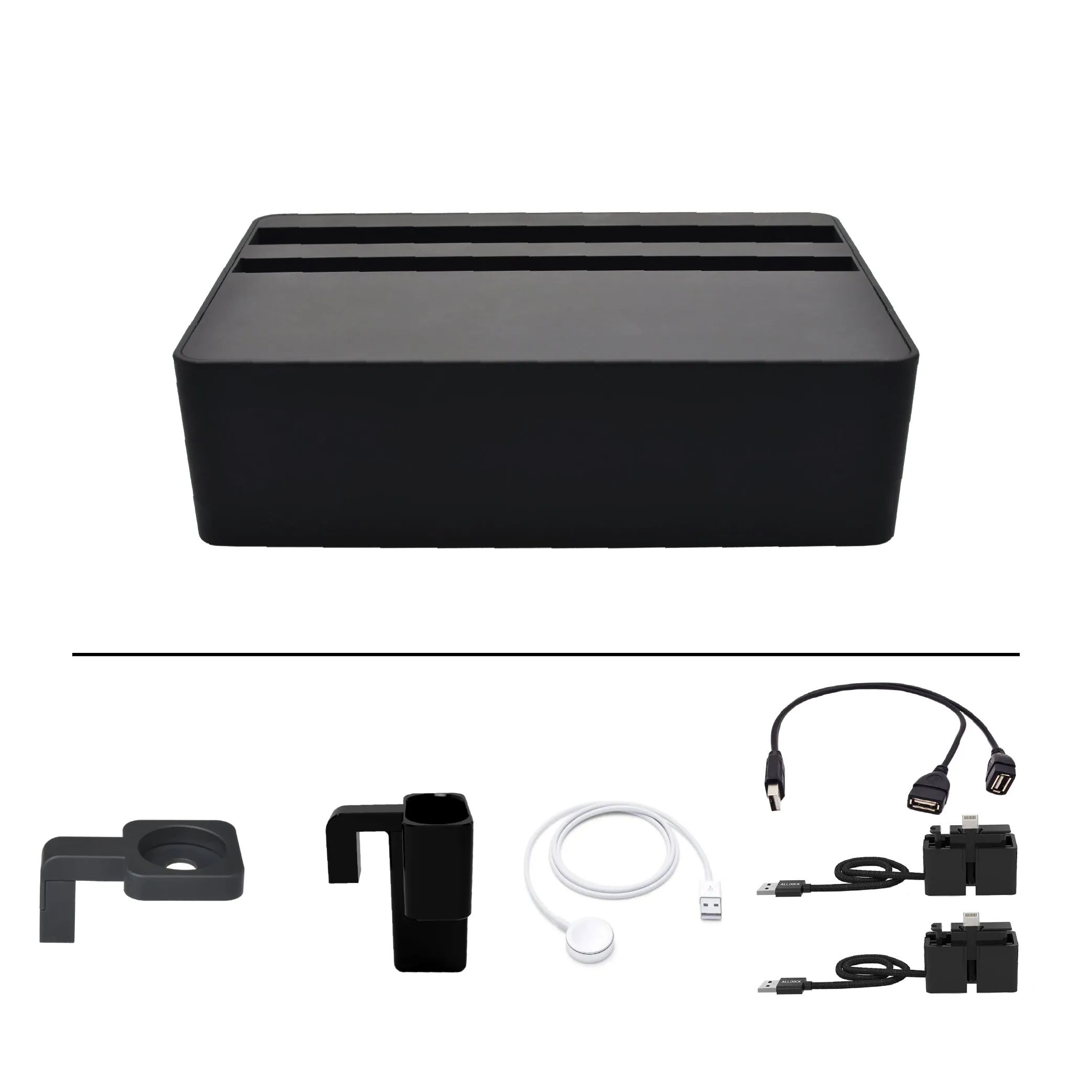 ALLDOCK Wireless Black Apple Package