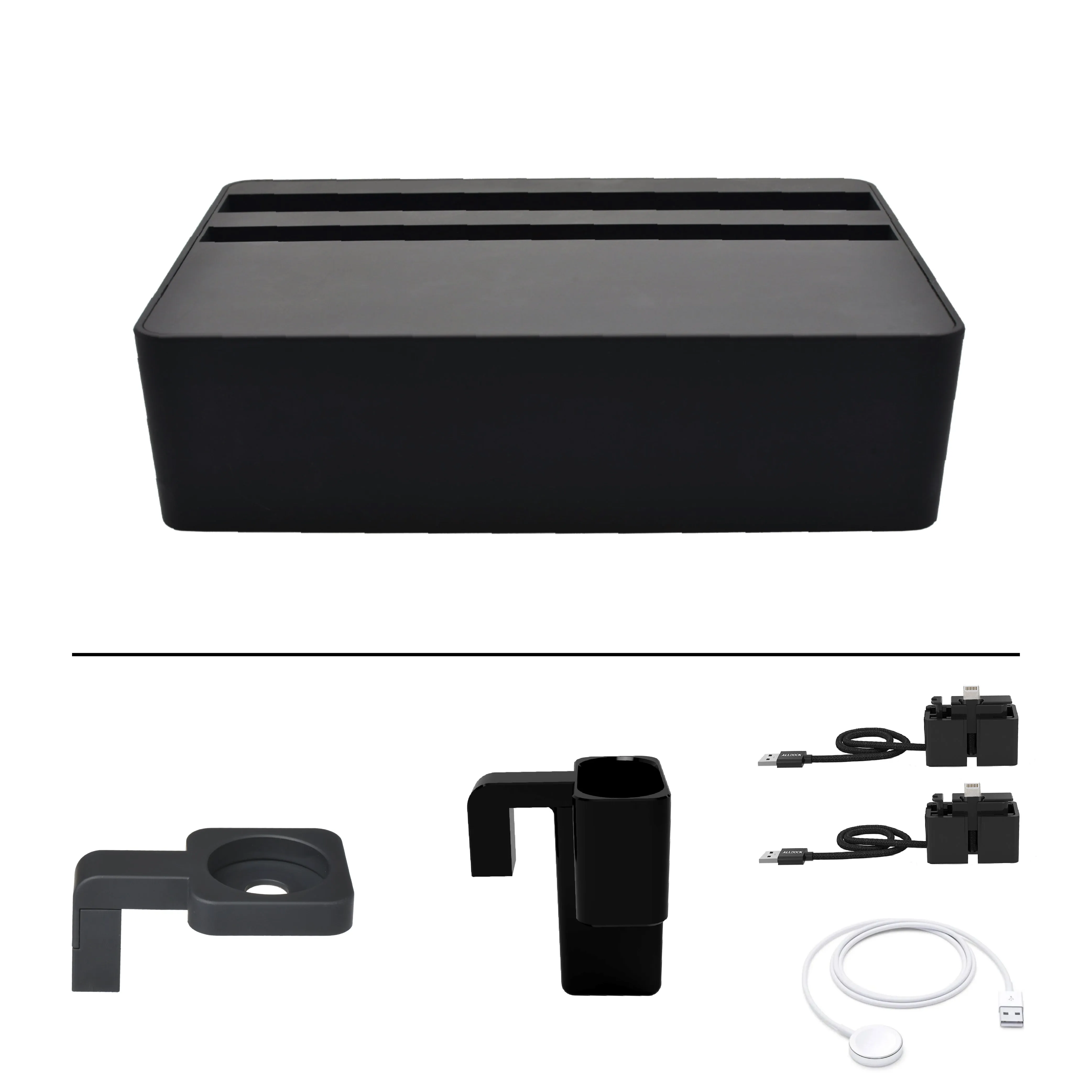 ALLDOCK Wireless Black Apple Package