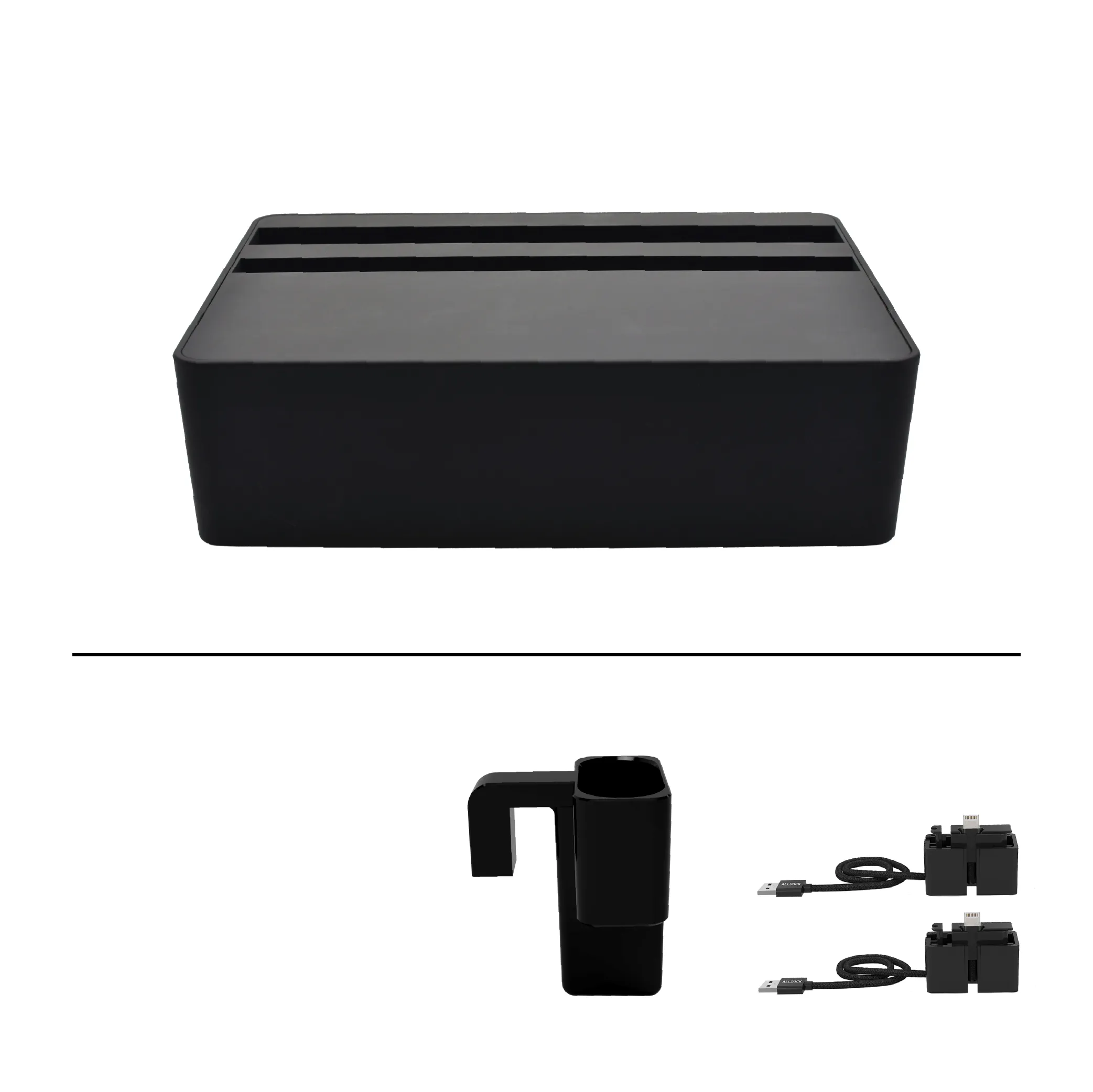 ALLDOCK Wireless Black Apple Package