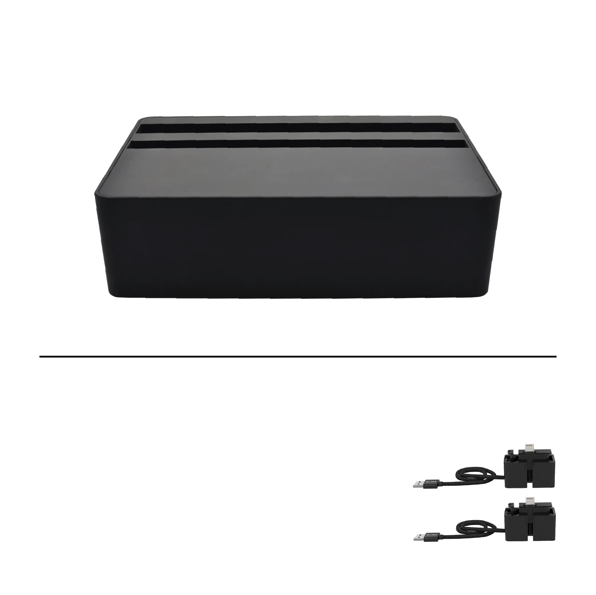 ALLDOCK Wireless Black Apple Package