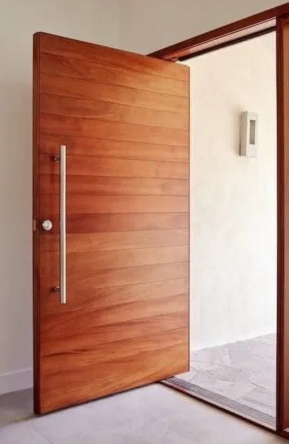 Allesandro - Exterior Modern Solid Wood Pivot Door