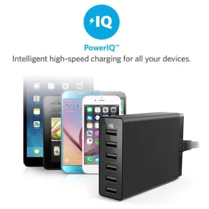 Anker 30W 6-Port USB Charger PowerPort 6 Lite