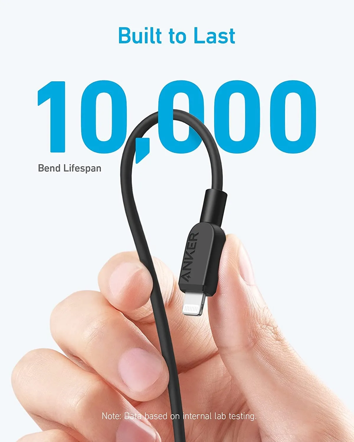 Anker <b>310</b> USB-C to Lightning Cable (10  ft, 2-Pack)