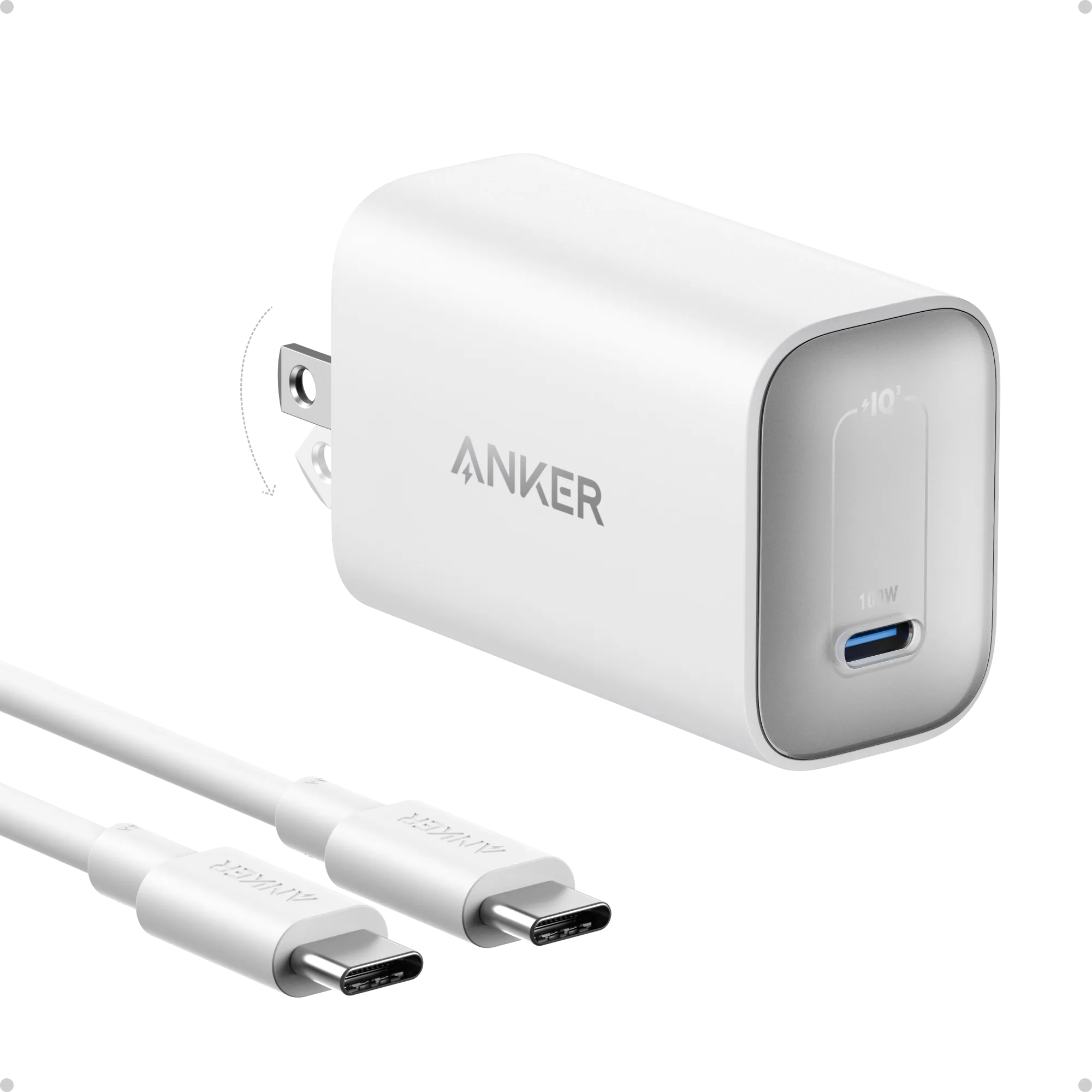 Anker Nano Charger (100W) with USB-C Cable