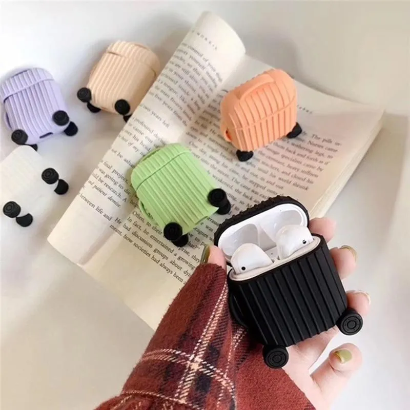 Apple Airpods Cover Soft Silicone strunk lovely Shockproof Case for AirPods Thickening Earphone anti-drop Protector Case - US Fast Shipping