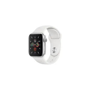 Apple Watch Series 5 (2019) GPS 40 mm - Aluminium Silver - Sport band White