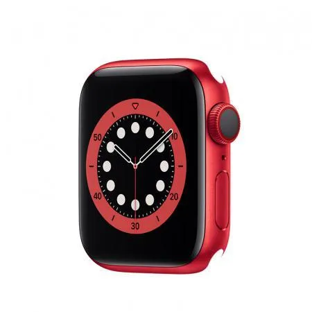 Apple Watch Series 6 (2020) GPS 44 mm - Aluminium Red - Sport band Red