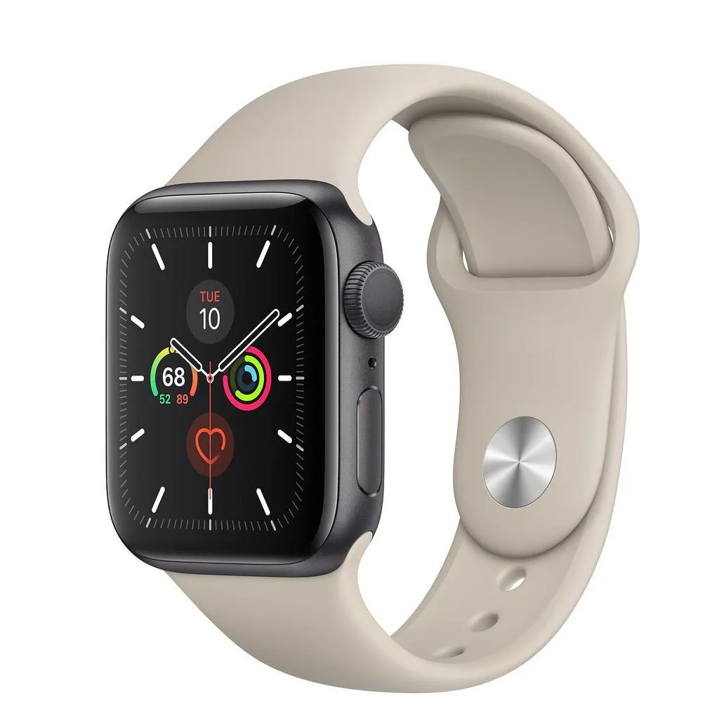 Apple Watch Series 7 (2021) GPS 41 mm - Aluminium Midnight - Sport band Starlight