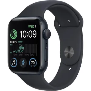 Apple Watch Series SE 2 (2022) GPS   Cellular 44 mm - Aluminium Midnight - Sport band Black