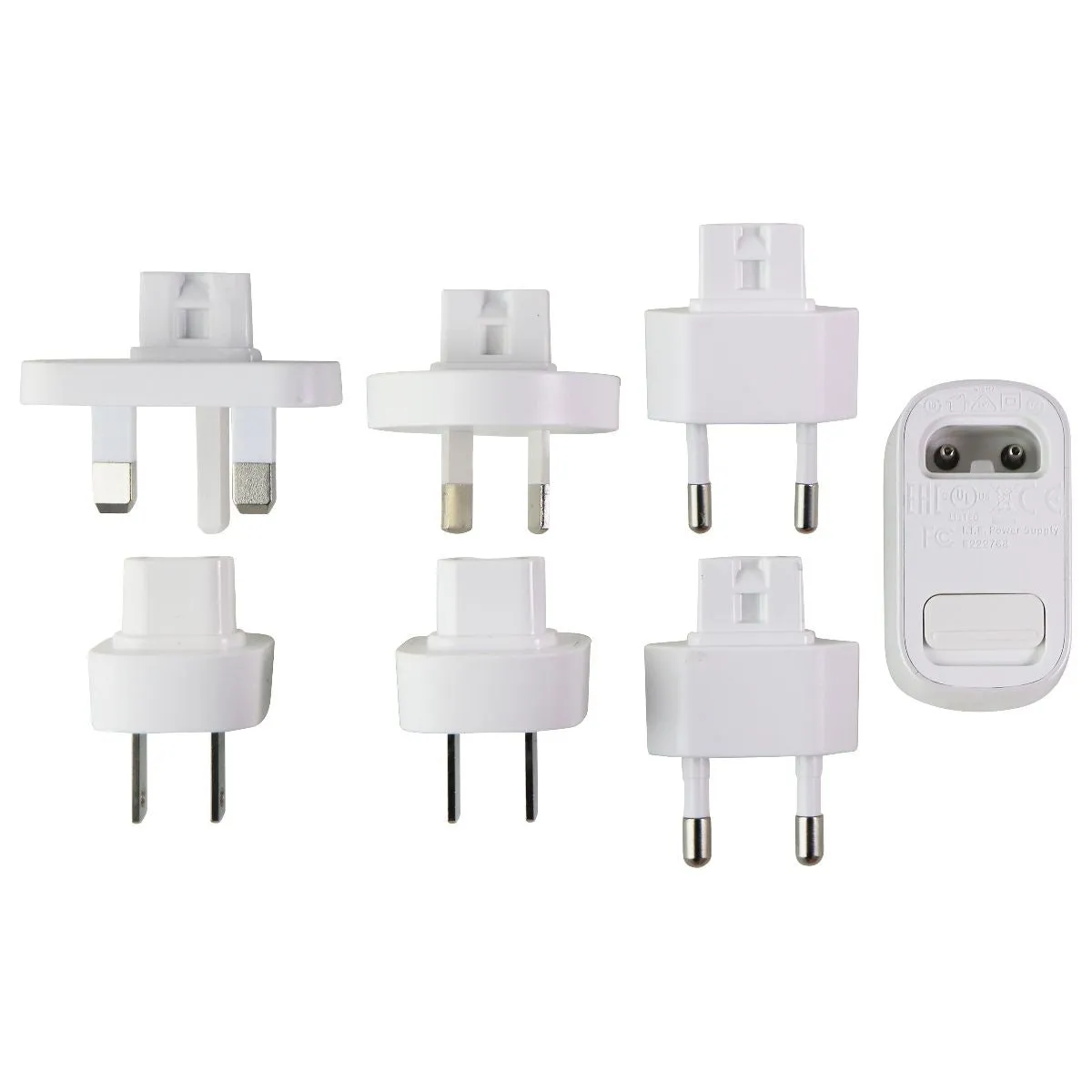 Belkin (12W/2.4A) Global Travel Kit Single USB Wall Charger (6 Adapters) - White