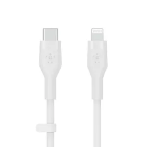 Belkin Cbl Silicone Usb-C Ltg 3M Blc White