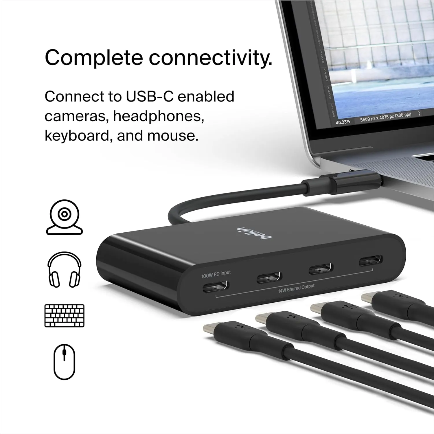 Belkin Connect USB-C to -Port USB-C Hub