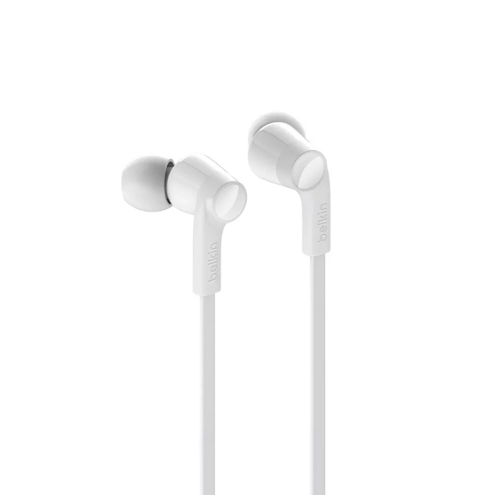 Belkin Rockstar Headphones Wired In-Ear Calls/Music White