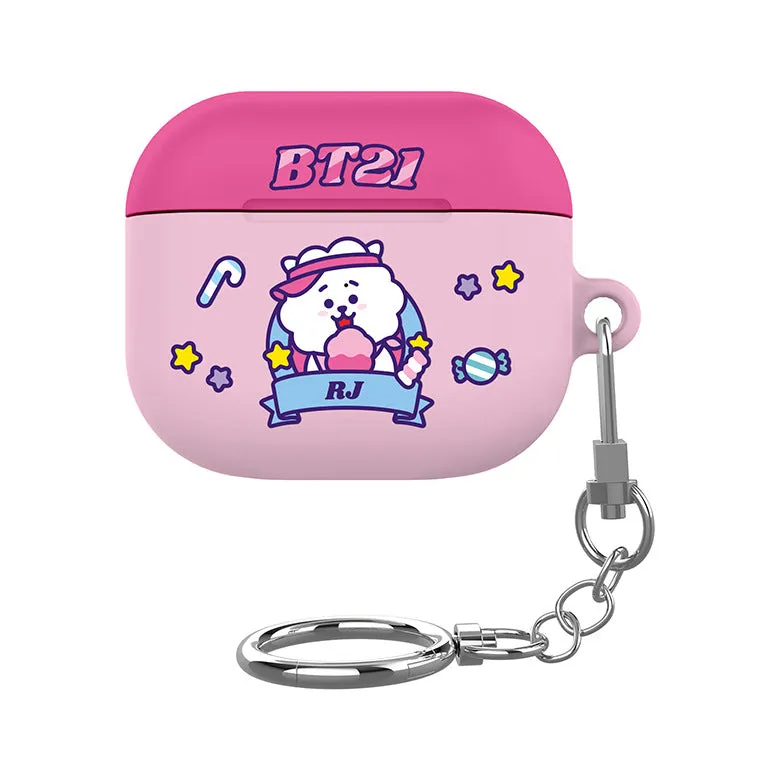 BT21 Pink Candy Shop Apple AirPods Charging Case Cover