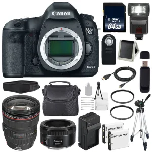 Canon EOD 5D III Digital Camera International Model   Canon EF 24-105mm f/4L IS USM Lens   Charger Bundle