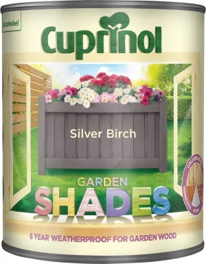 Cuprinol Garden Shades Exterior Woodcare - Silver Birch 1L