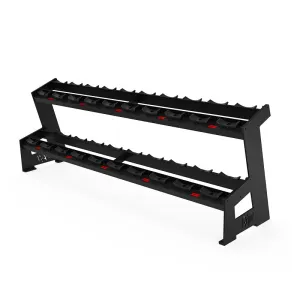 Dumbbell CPU Round Storage Rack 2 Tier