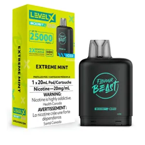 Extreme Mint Iced - Level X Flavour Beast Boost 25K