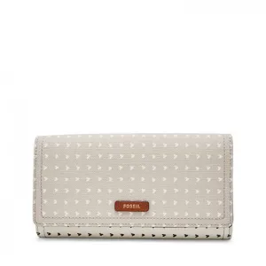 Fossil Women Wallet Logan Rfid Flap Clutch |SL7832745| Hearts