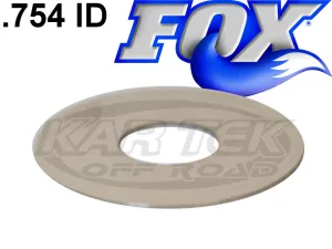 Fox Shocks Rebound Or Compression Valving Shims 0.010" Thick 1.200" Outside Diameter 0.754" ID