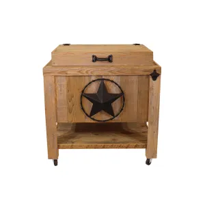 Frio Cooler - 45 qt - Star w/ Barbed Wire