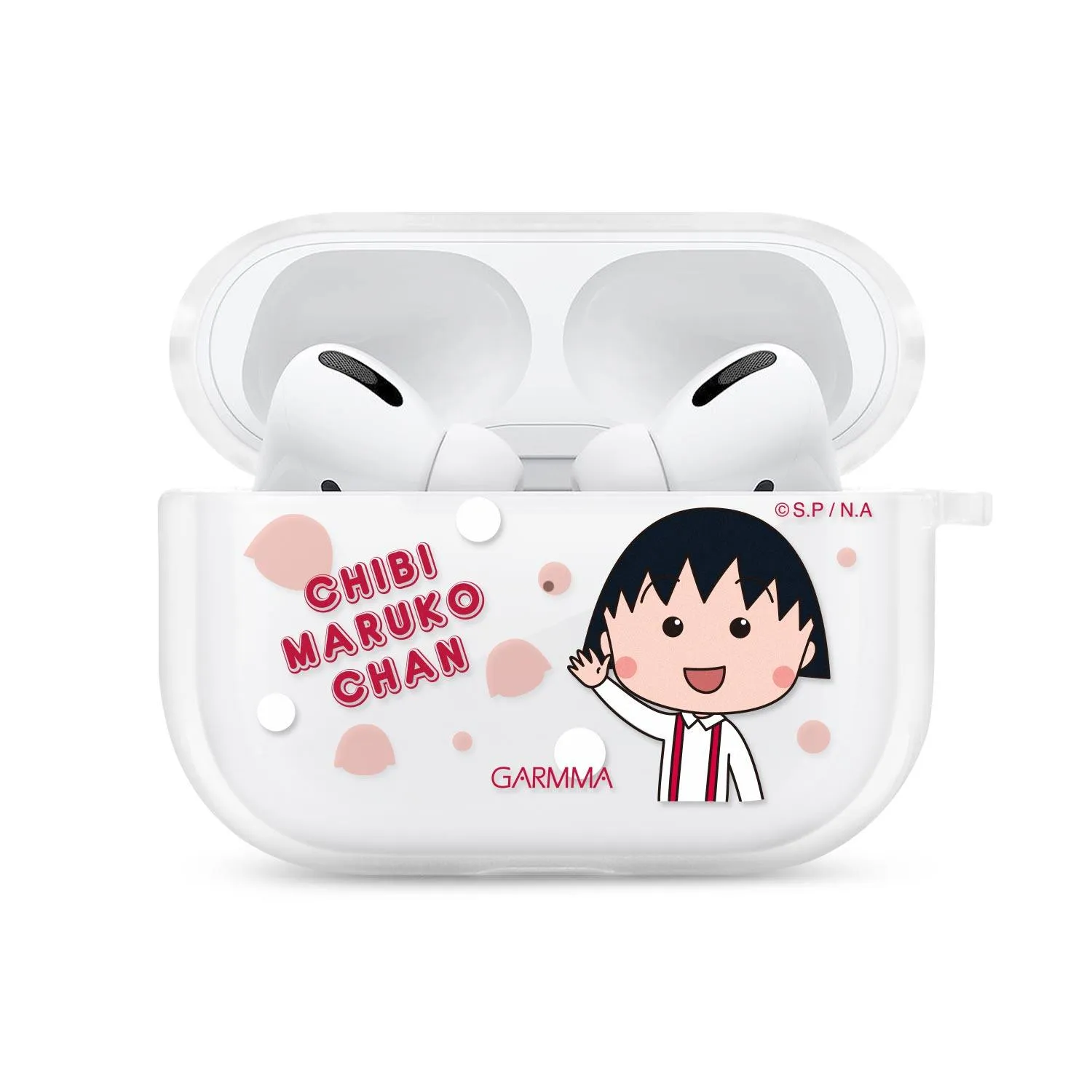 GARMMA Chibi Maruko-chan  Soft TPU Apple AirPods Pro & 2/1 Charging Case Cover