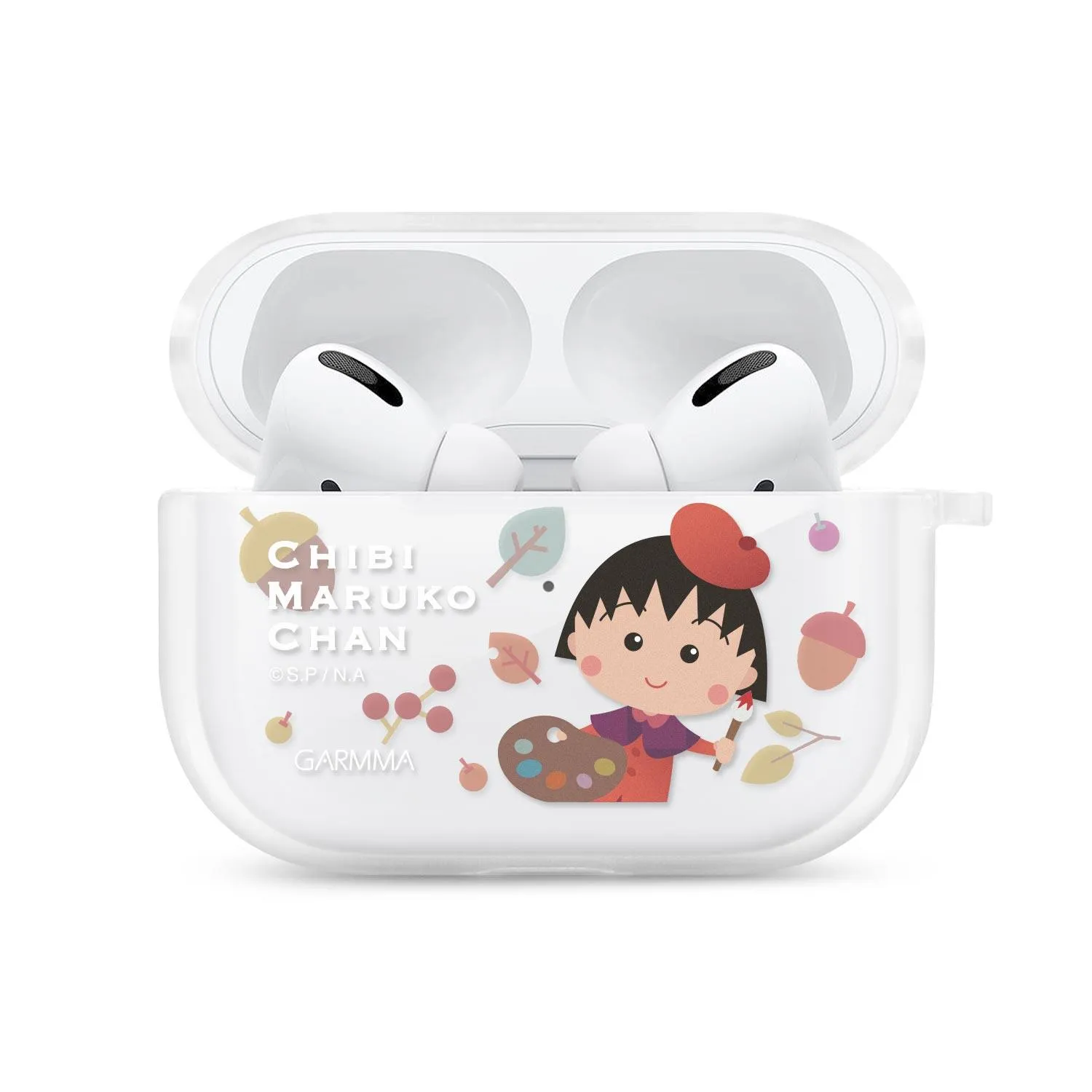 GARMMA Chibi Maruko-chan  Soft TPU Apple AirPods Pro & 2/1 Charging Case Cover