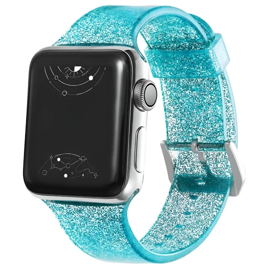 Gemini Silicone Glitter Band