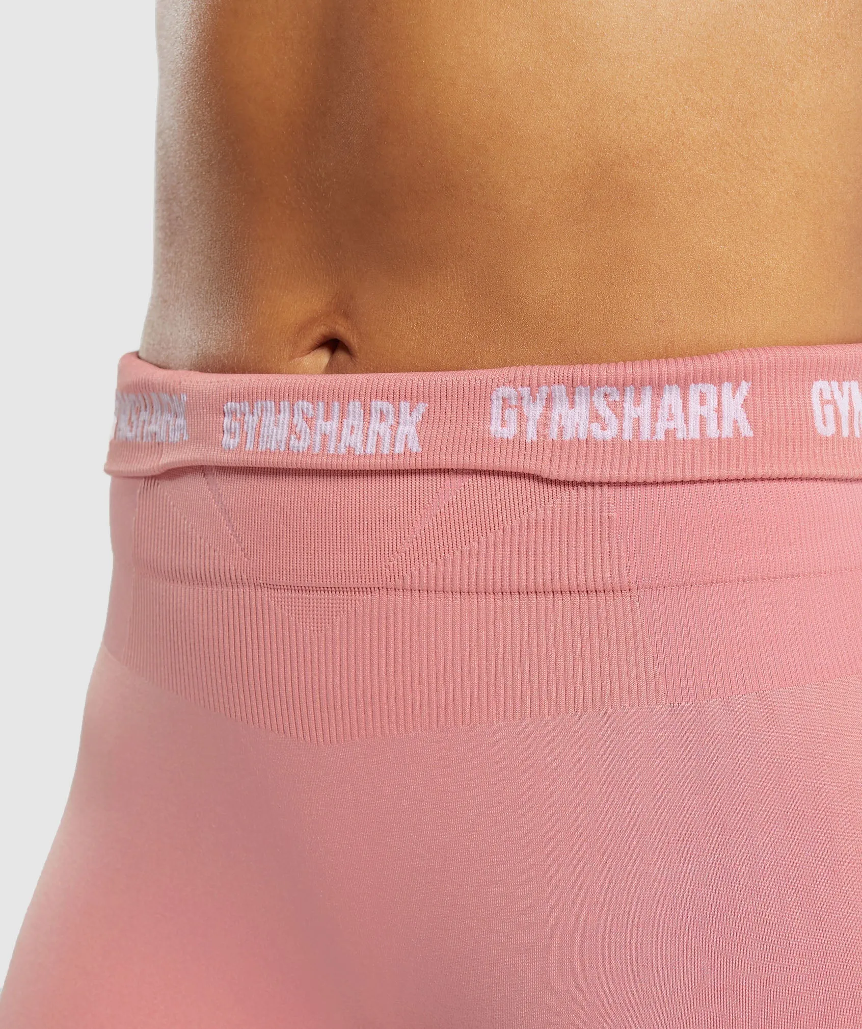 Gymshark Glute Boost Seamless Shorts - Classic Pink/Flamingo Pink