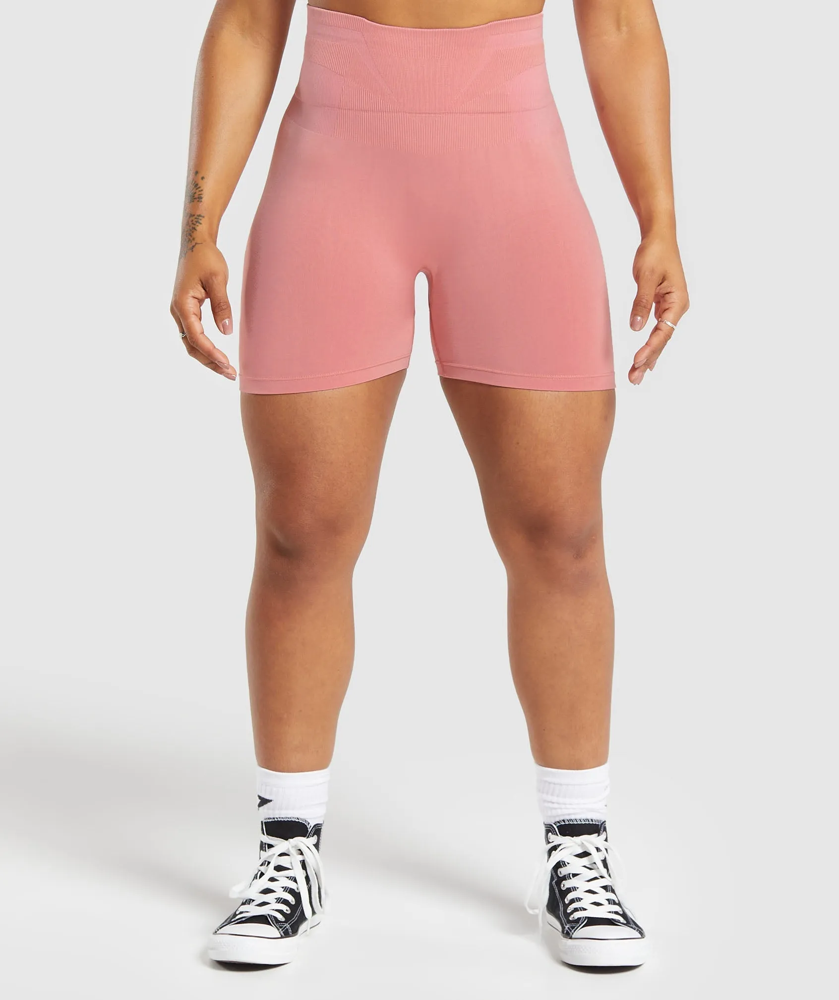 Gymshark Glute Boost Seamless Shorts - Classic Pink/Flamingo Pink