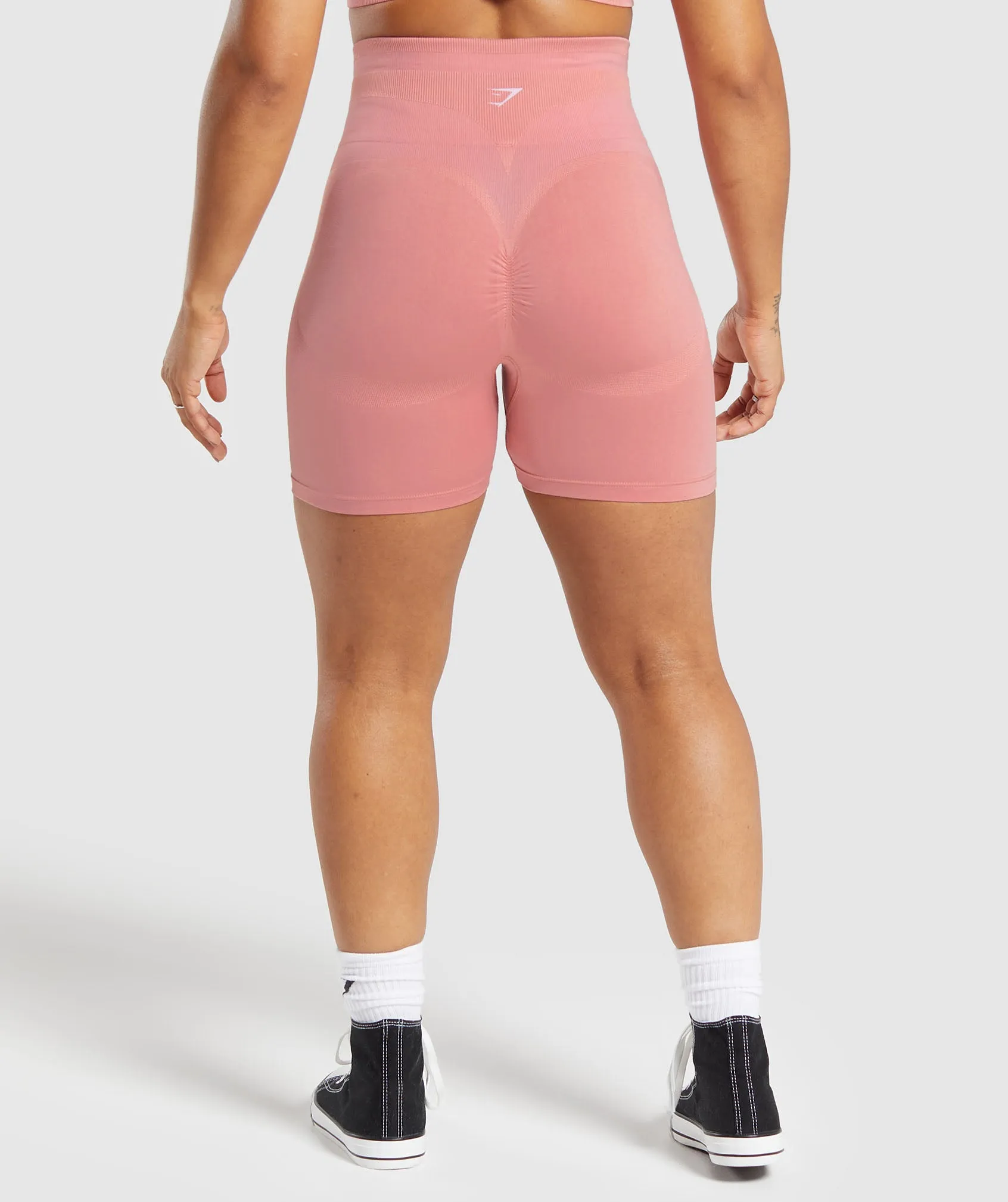 Gymshark Glute Boost Seamless Shorts - Classic Pink/Flamingo Pink