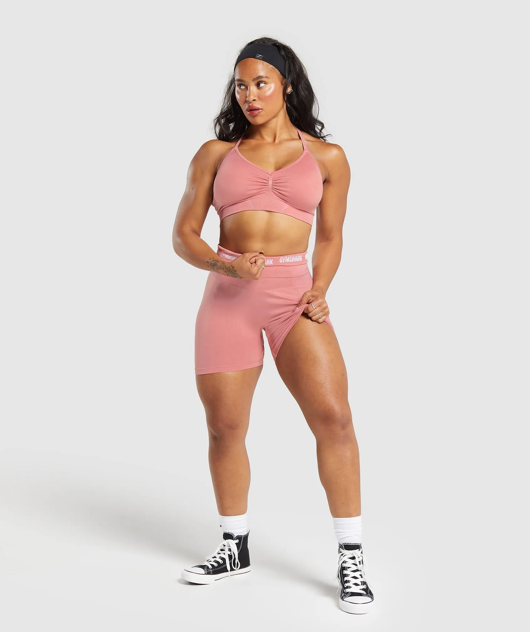 Gymshark Glute Boost Seamless Shorts - Classic Pink/Flamingo Pink