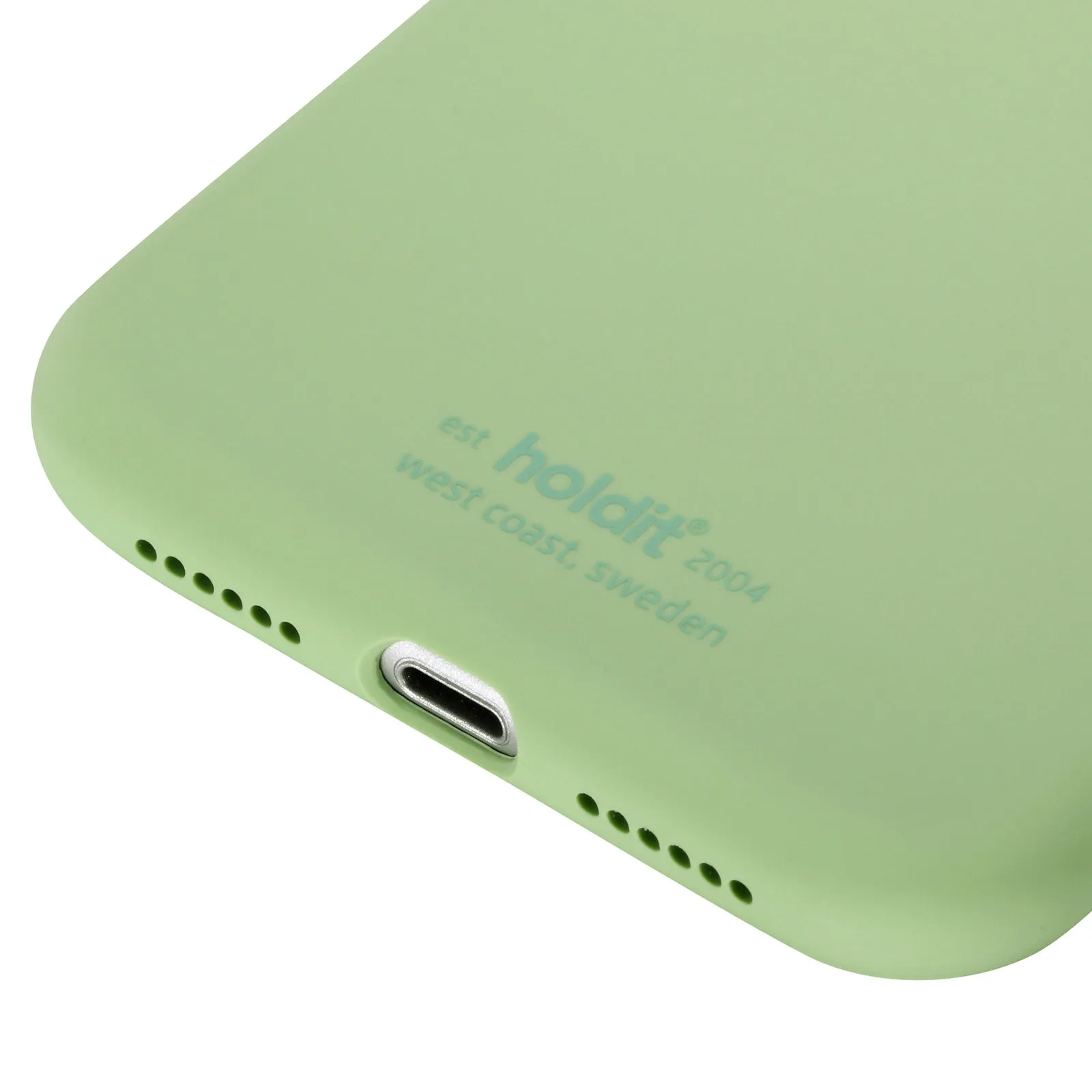 Holdit Phone Case Silicone for iPhone 11/XR - Jade Green