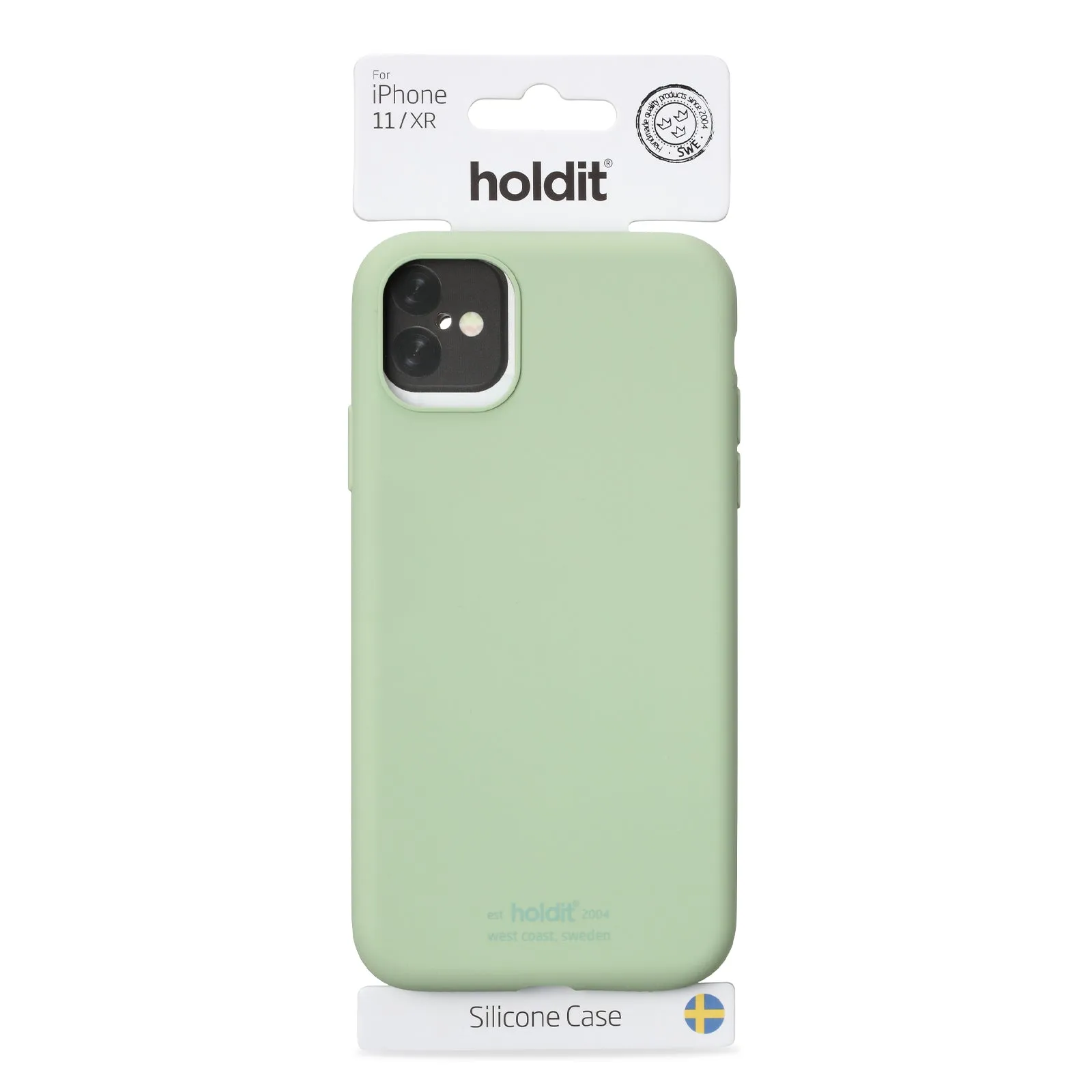 Holdit Phone Case Silicone for iPhone 11/XR - Jade Green