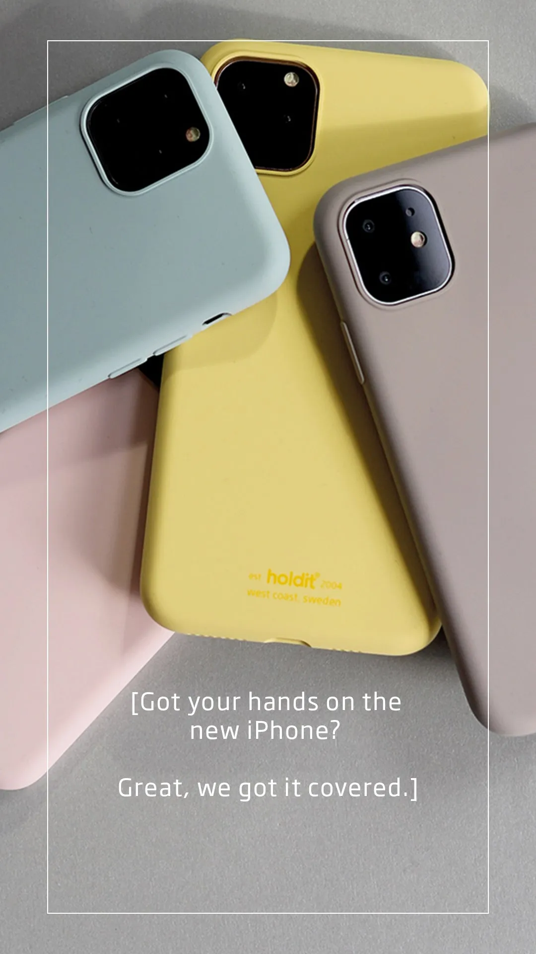 Holdit Phone Case Silicone iPhone 11 Pro Max - Yellow