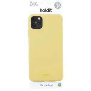 Holdit Phone Case Silicone iPhone 11 Pro Max - Yellow