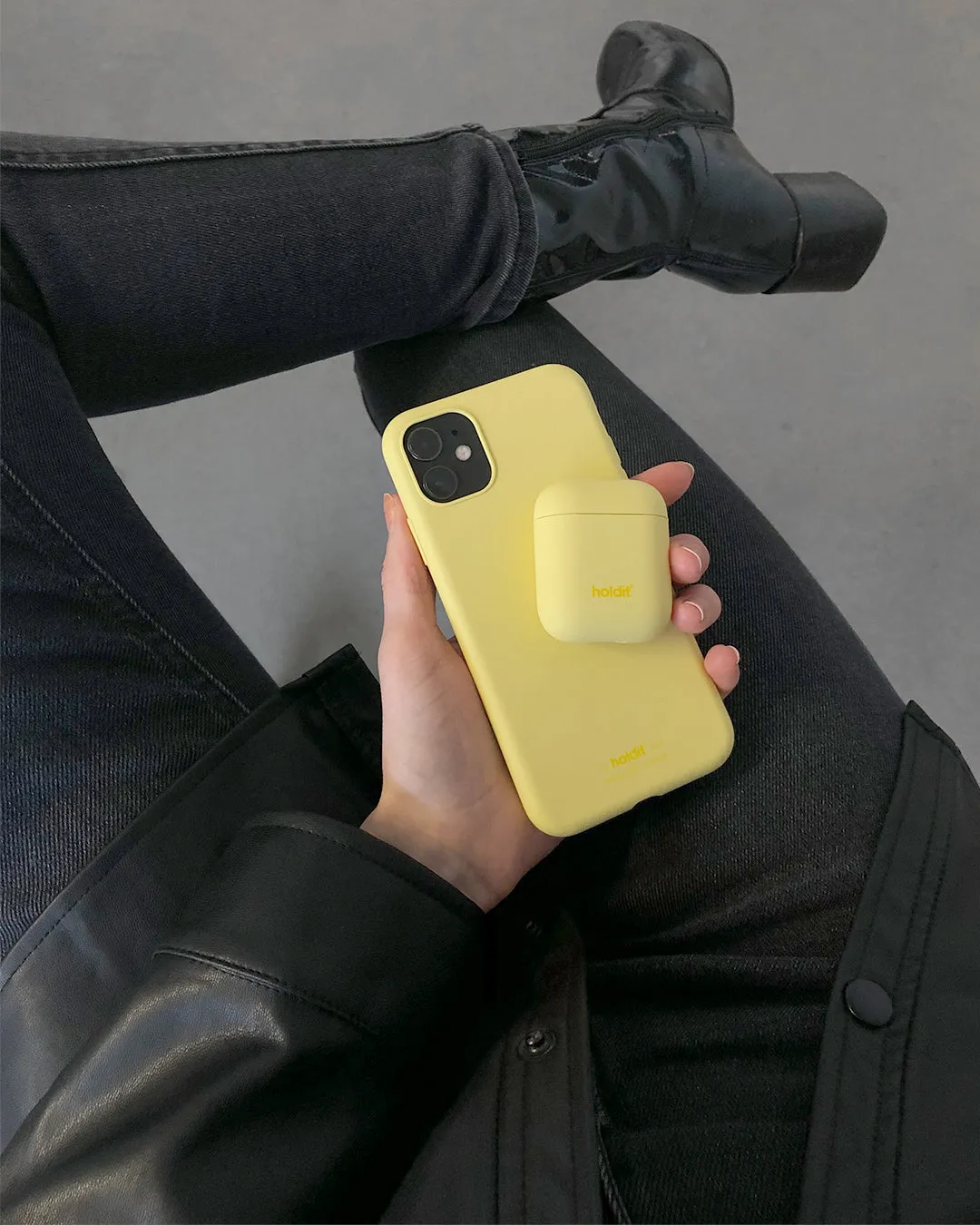 Holdit Phone Case Silicone iPhone 11 Pro Max - Yellow