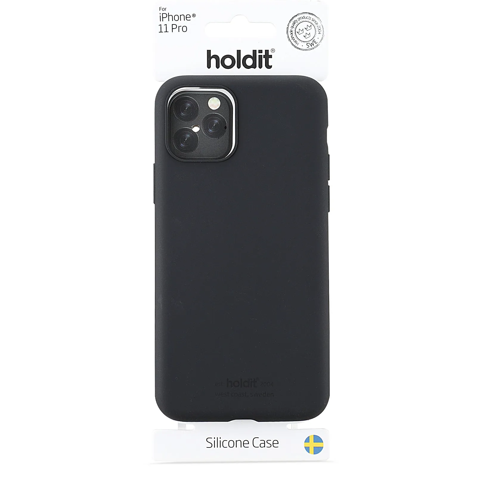 Holdit Phone Case Silicone iPhone 11 Pro / Xs / X - Black