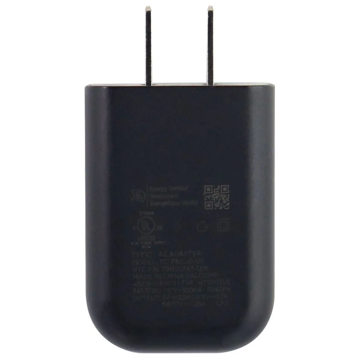 HTC Rapid Charge 3.0 Single USB Wall Adapter - Black (TC P5000-US)