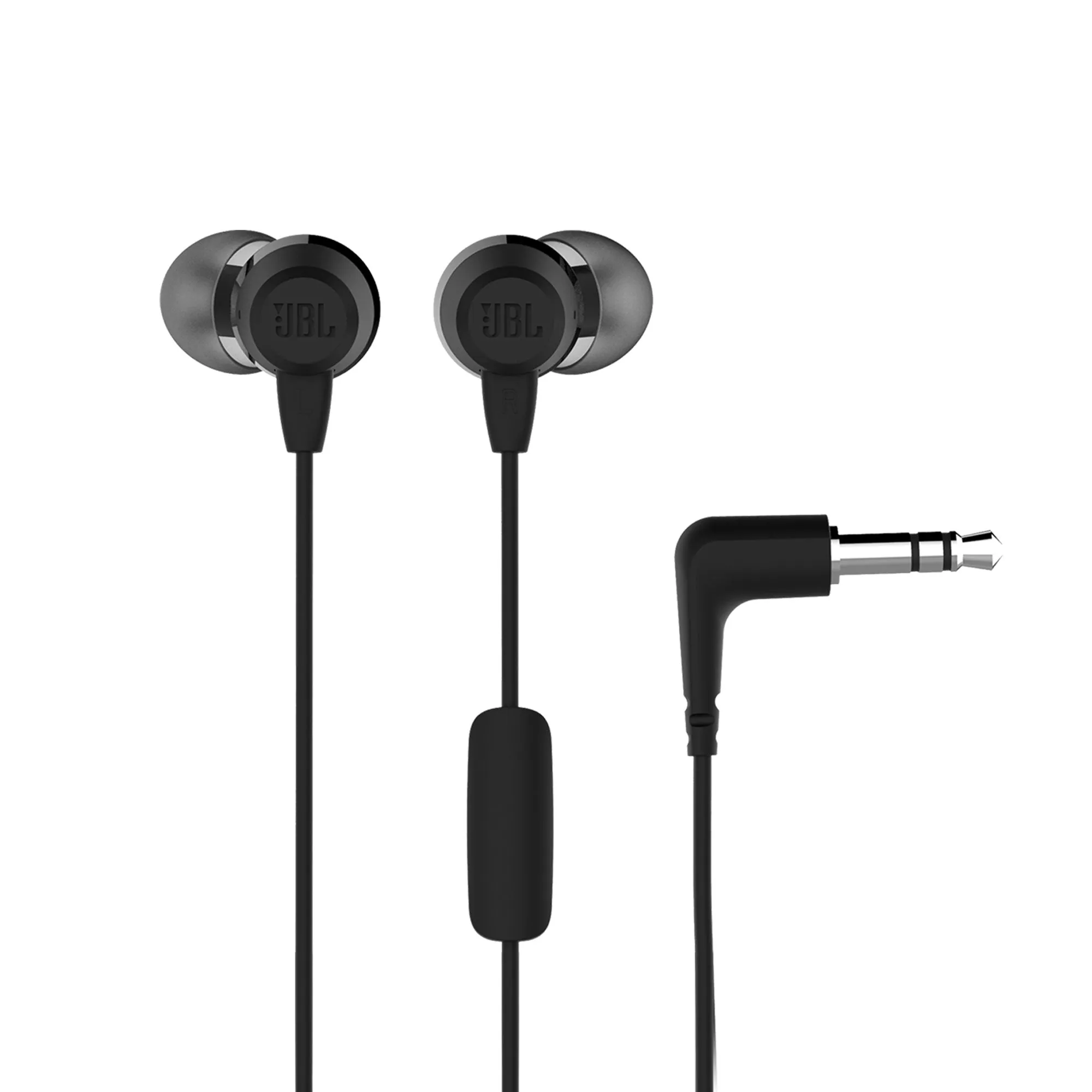 JBL Tune 710BT Wireless Over-Ear Headphones (Black) with JBL C50HI In-Ear Headphones Black