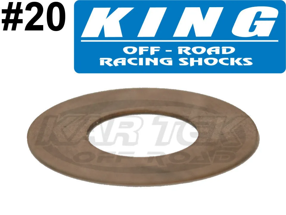 King Shocks Rebound Or Compression Valving Shims 0.020" Thick 2.050" Outside Diameter 0.625" ID