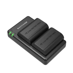 LP-E6 LP E6N Rechargeable Battery Charger Set