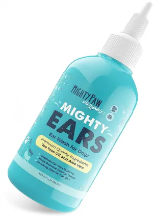 Mighty Ears Ear Wash: Gentle and Soothing Ear Cleaner for Dogs